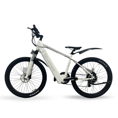 A white Thor Hybrid eMTB electric bicycle