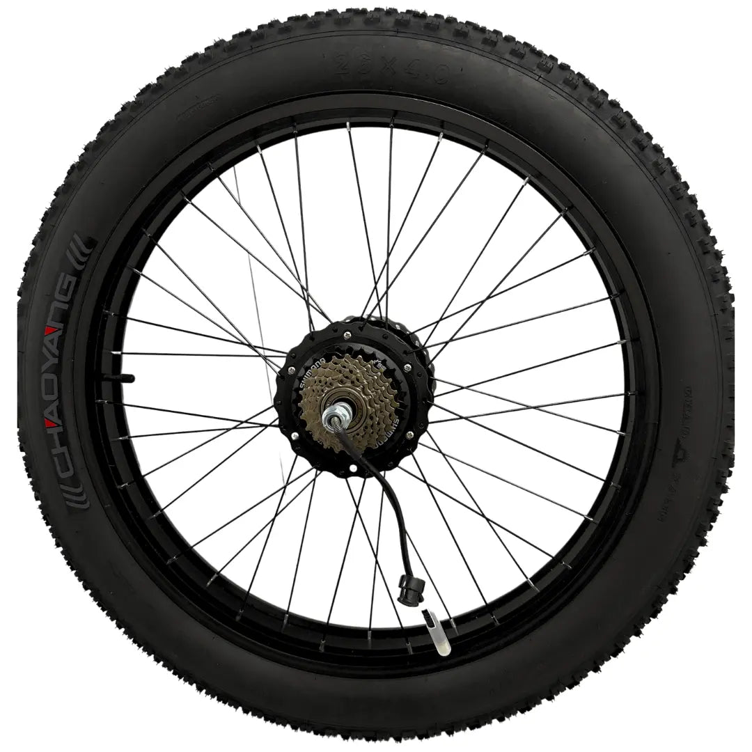 closeup image of e-bike tyre