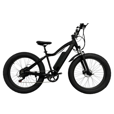 Thunder emovement black fat tyre electric mountain bike