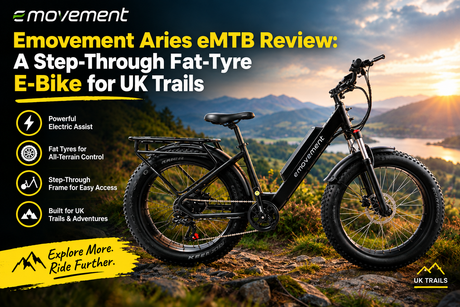 Emovement Aries eMTB Review: A Step-Through Fat-Tyre E-Bike for UK Trails