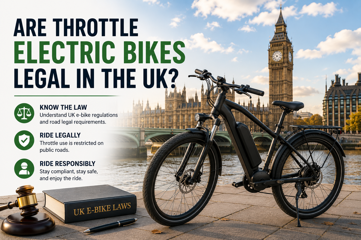 Are Throttle Electric Bikes Legal in the UK