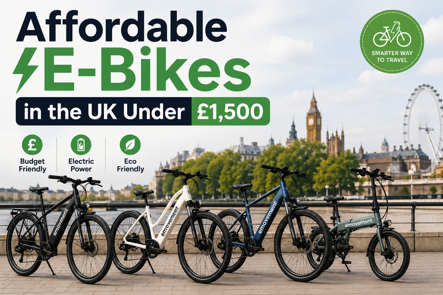 Top Affordable E-Bikes in the UK Under £1,500