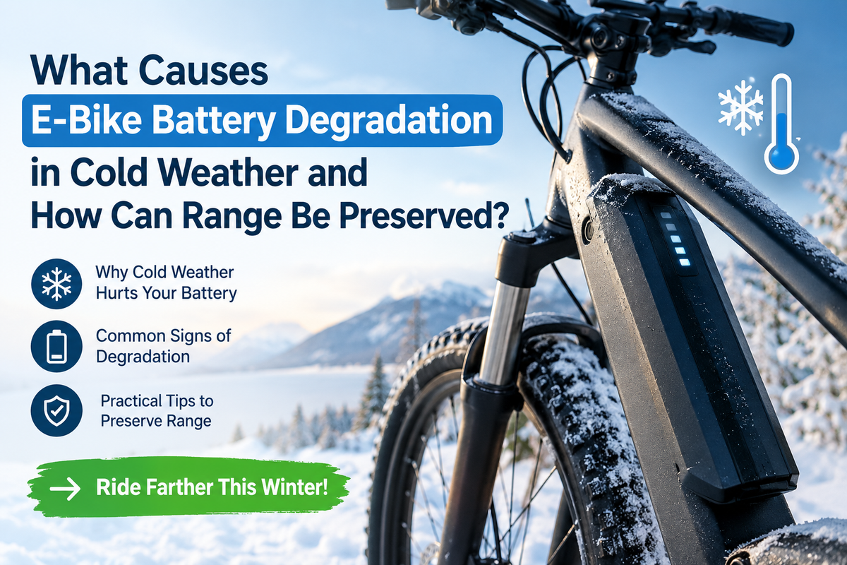 What Causes E-Bike Battery Degradation in Cold Weather and How Can Range Be Preserved?