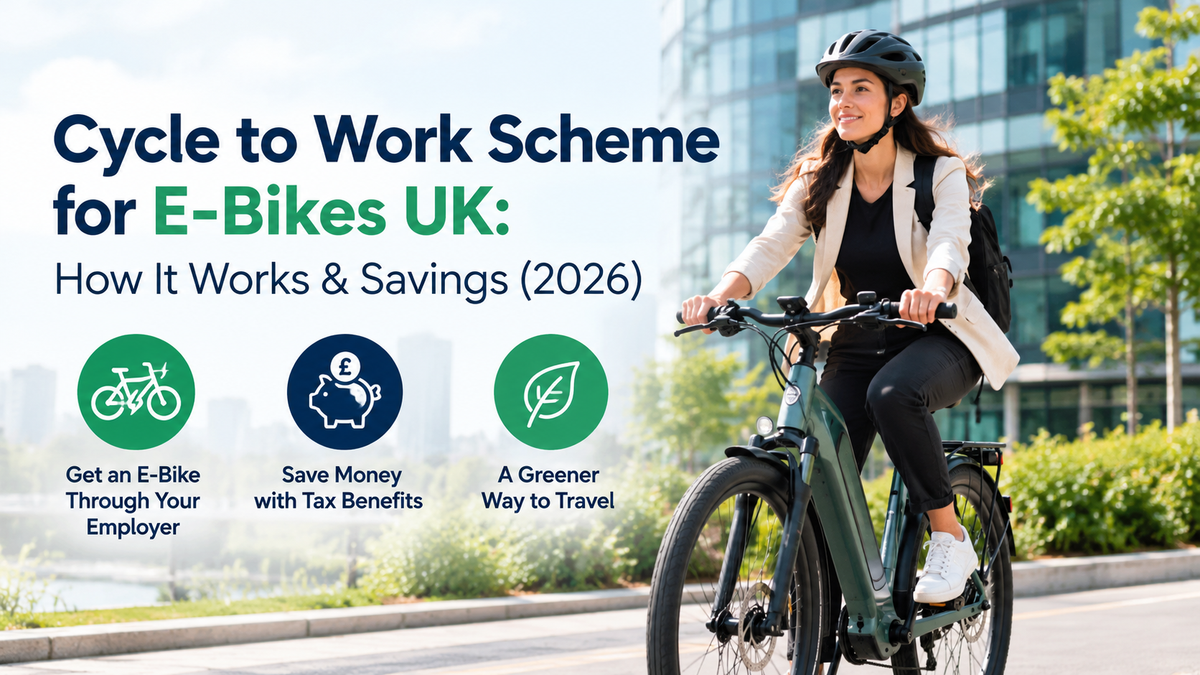 Cycle to Work Scheme for E-Bikes UK: How It Works & Savings (2026)