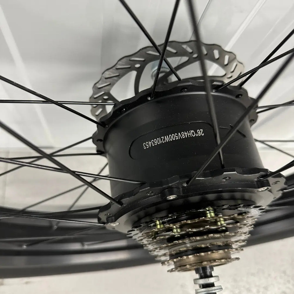 Rear Wheel with Motor - Complete set with Disc Brake