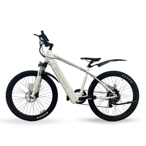 A white Thor Hybrid eMTB electric bicycle