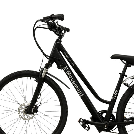 E movement black electric bike